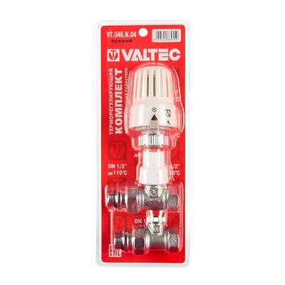 Купить Комплект терморегулируюшего оборудования для радиатора прямой VALTEC по лучшей цене с доставкой - интернет-магазин Прогрессивные решения